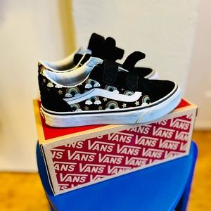 Vans Old Skool V, Kids Size 3, Rad Rainbow Blk